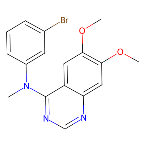 aladdin 阿拉丁 E126691 N-(3-溴苯基)-6,7-二甲氧基-N-甲基-4-喹唑啉胺 229476-53-3 98%