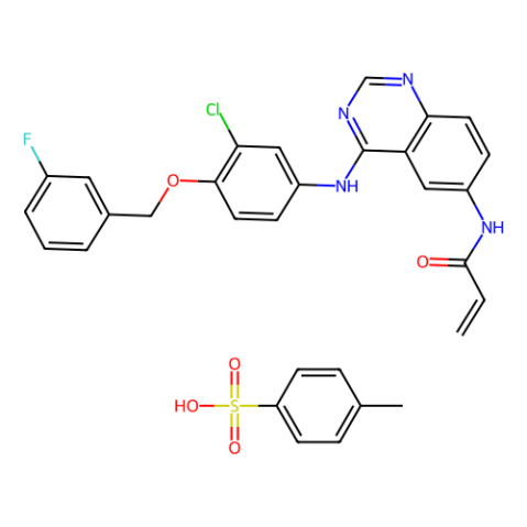 aladdin 阿拉丁 A129426 N-[4-[[3-氯-4-[(3-氟苯基)甲氧基]苯基]氨基]-6-喹唑啉基]-2-丙烯酰胺对甲苯磺酸盐 1050500-29-2 ≥98%