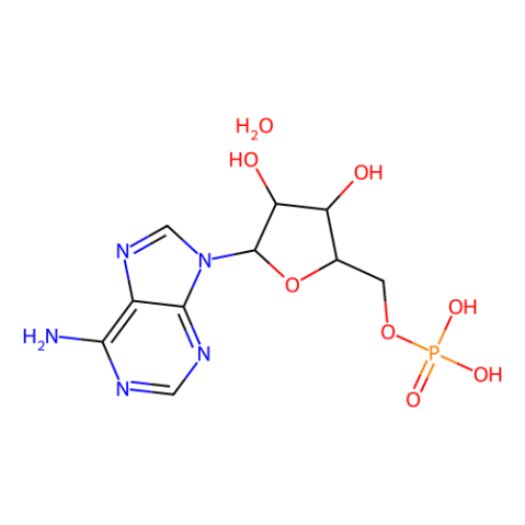 aladdin 阿拉丁 A111884 腺苷-5'-单磷酸 一水合物 18422-05-4 from yeast,≥97%