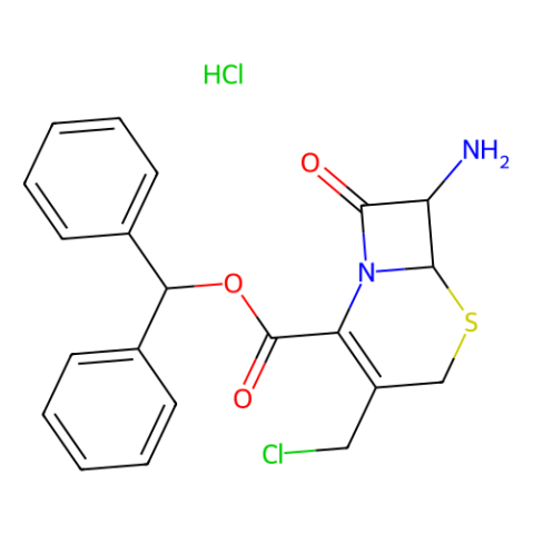 aladdin 阿拉丁 A334288 7-氨基-3-氯甲基-3-头孢-4-羧酸二苯甲酯盐酸盐 79349-53-4 97%