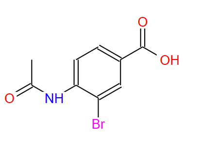 74103-28-9；4-(乙酰基氨基)-3-溴苯甲酸
