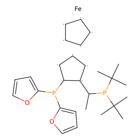 aladdin 阿拉丁 R357323 （R）-1-{（SP）-2-[二（2-呋喃基）膦基]二茂铁基}乙基二叔丁基膦 849924-41-0 97%