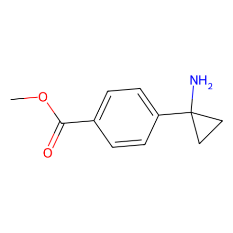 aladdin 阿拉丁 M586108 4-(1-氨基环丙基)苯甲酸甲酯 1006037-03-1 98%