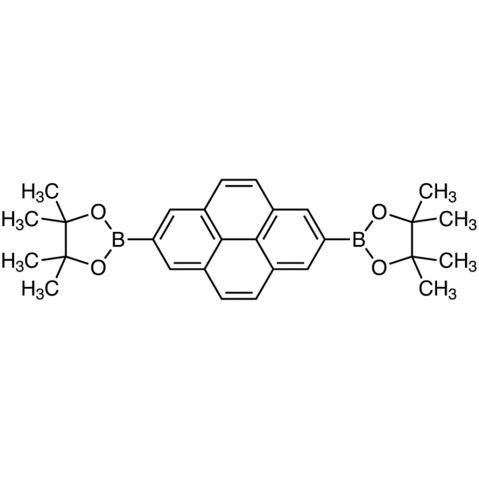 aladdin 阿拉丁 B152729 2,7-双(4,4,5,5-四甲基-1,3,2-二氧硼戊环-2-基)芘 688756-58-3 98%