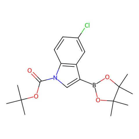 aladdin 阿拉丁 T586657 1-Boc-5-氯吲哚-3-硼酸频那醇酯 1218790-30-7 95%