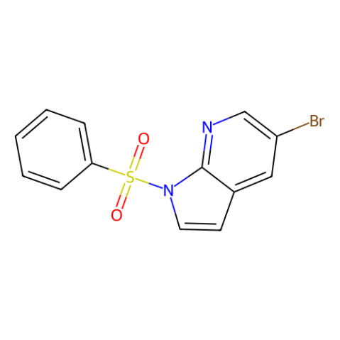 aladdin 阿拉丁 B165335 1-(苯磺酰)-5-溴-1H-吡咯并[2,3-b]吡啶 1001070-33-2 98%