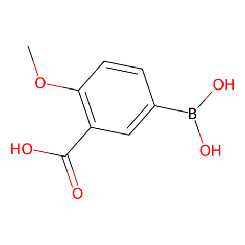 aladdin 阿拉丁 B188133 3-羧基-4-甲氧基苯硼酸(含有数量不等的酸酐) 913836-12-1 98%