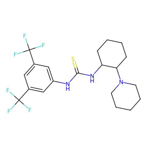 aladdin 阿拉丁 N281654 N-[3,5-双(三氟甲基)苯基]-N'-[(1S,2S)-2-(1-哌啶基)环己基]硫脲 1244061-69-5 98%,99% ee