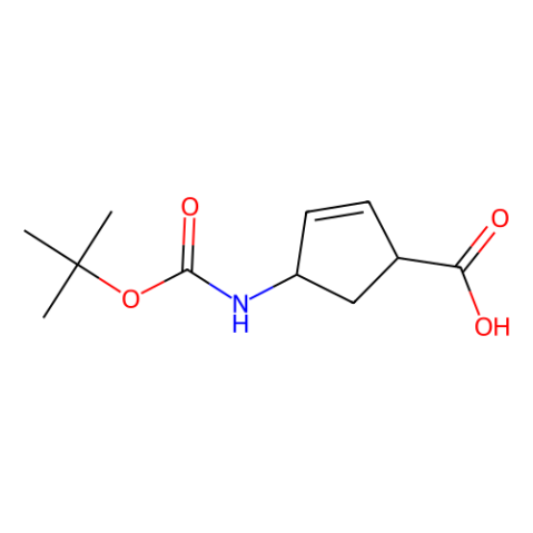 aladdin 阿拉丁 R132395 (1R,4S)- N-BOC-4-氨基环戊-2-烯甲酸 151907-80-1 ≥98%(HPLC)