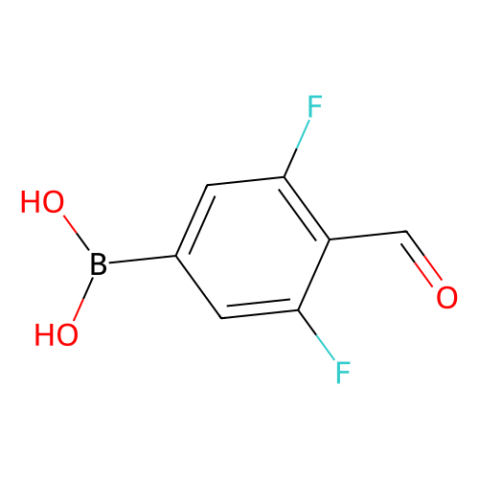 aladdin 阿拉丁 D139359 3,5-二氟-4-甲酰基苯基硼酸(含有数量不等的酸酐) 870718-11-9 ≥95%