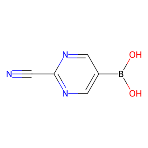 aladdin 阿拉丁 C586471 (2-氰基嘧啶-5-基)硼酸(含不等量酸酐) 1164100-81-5 98%