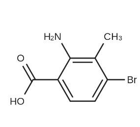 aladdin 阿拉丁 A586931 2-氨基-4-溴-3-甲基苯甲酸 129833-29-0 95%