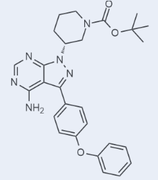 aladdin 阿拉丁 R586165 (R)-3-(4-氨基-3-(4-苯氧基苯基)-1H-吡唑并[3,4-d]嘧啶-1-基)哌啶-1-甲酸叔丁酯 1022150-11-3 97%