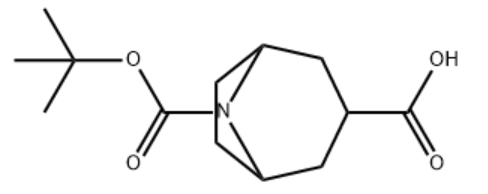 aladdin 阿拉丁 T586460 8-(叔丁氧基羰基)-8-氮杂双环[3.2.1]辛烷-3-羧酸 1159826-74-0 97%