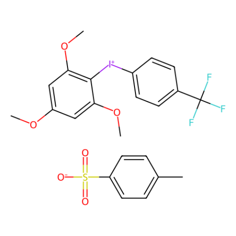 aladdin 阿拉丁 T161969 [(4-三氟甲基)苯基](2,4,6-三甲氧基苯基)碘鎓对甲苯磺酸盐 1868173-15-2 97%