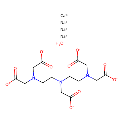 aladdin 阿拉丁 D422514 二乙三胺五乙酸钙三钠盐水合物 207226-35-5 10mM in Water