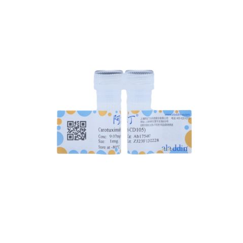 aladdin 阿拉丁 Ab175487 Carotuximab (anti-CD105) 1268714-50-6 Purity>95% (SDS-PAGE&SEC); Endotoxin Level<1.0EU/mg; Human IgG1; CHO; ELISA, FACS, Functional assay, Animal Model; Unconjugated