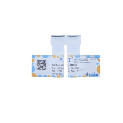 aladdin 阿拉丁 Ab175487 Carotuximab (anti-CD105) 1268714-50-6 Purity>95% (SDS-PAGE&SEC); Endotoxin Level<1.0EU/mg; Human IgG1; CHO; ELISA, FACS, Functional assay, Animal Model; Unconjugated