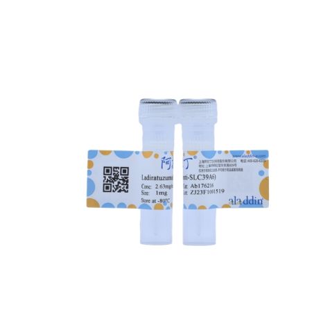aladdin 阿拉丁 Ab176216 Ladiratuzumab (anti-SLC39A6) 1629760-28-6 Purity>95% (SDS-PAGE&SEC); Endotoxin Level<1.0EU/mg; Human IgG1; CHO; ELISA, FACS, Functional assay, Animal Model; Unconjugated