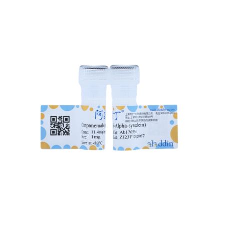 aladdin 阿拉丁 Ab176594 Cinpanemab (anti-Alpha-synuclein) 2094516-02-4 Purity>95% (SDS-PAGE&SEC); Endotoxin Level<1.0EU/mg; Human IgG1; CHO; ELISA, FACS, Functional assay, Animal Model; Unconjugated