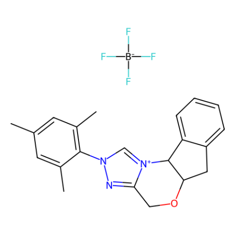 aladdin 阿拉丁 A590739 (5aR,10bS)-2-均三甲苯基-4,5a,6,10b-四氢-2H-茚并[2,1-b][1,2,4]三唑并[4,3-d][1,4]恶嗪-11-鎓四氟硼酸盐 925706-31-6 97% 99%ee