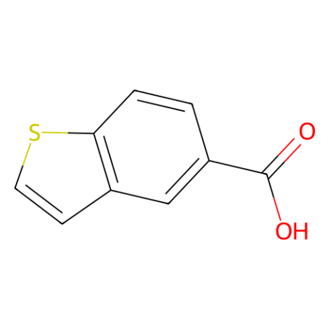aladdin 阿拉丁 B182661 1-苯并噻吩-5-羧酸 2060-64-2 97%