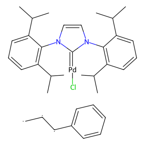 aladdin 阿拉丁 C284015 氯[(1,2,3-η)-3-苯基-2-丙烯基] [1,3-双(2,6-二异丙基苯基)咪唑-2-亚烷基]钯(II) 884879-23-6 98%