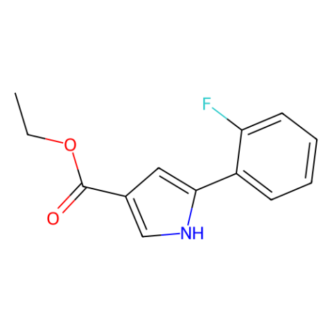 aladdin 阿拉丁 E419411 5-(2-氟苯基)-1H-吡咯-3-羧酸乙酯 881674-06-2 96%