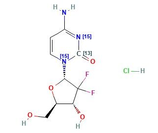 aladdin 阿拉丁 G344977 吉西他滨-13C，1?N2盐酸盐 1262897-74-4 CP：98%，98% Isotopic Purity