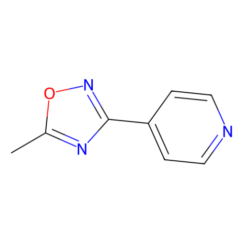 aladdin 阿拉丁 M471761 5-甲基-3-(4-吡啶基)-1,2,4-恶二唑 10350-70-6 97%,试剂级