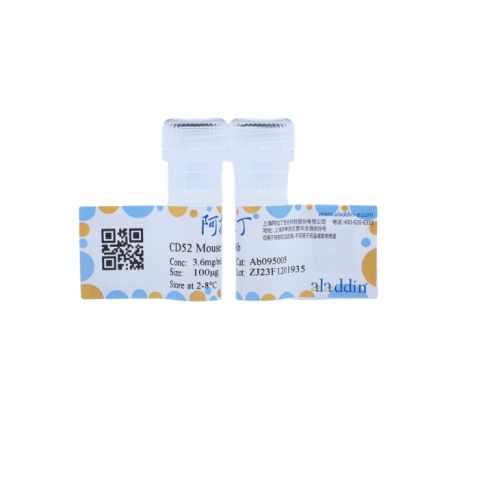 aladdin 阿拉丁 Ab095005 CD52 Mouse mAb mAb (HI186); Mouse anti Human CD52 Antibody; Flow; Unconjugated