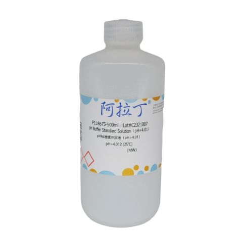 aladdin 阿拉丁 P118675 pH标准缓冲溶液（pH=4.01） pH=4.012 (25℃)