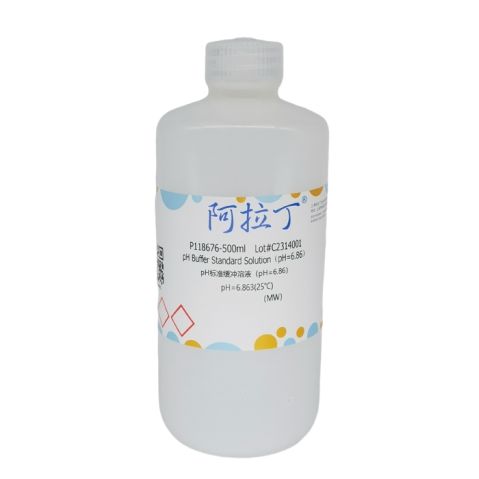 aladdin 阿拉丁 P118676 pH标准缓冲溶液（pH=6.86） pH=6.863(25℃)