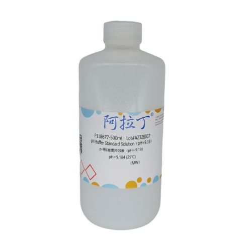 aladdin 阿拉丁 P118677 pH标准缓冲溶液（pH=9.18） pH=9.184 (25℃)