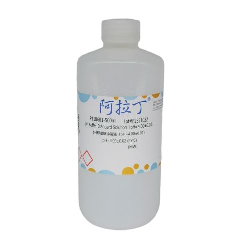 aladdin 阿拉丁 P118681 pH标准缓冲溶液（pH=4.00±0.02） pH=4.00±0.02 (25℃)