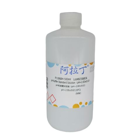 aladdin 阿拉丁 P118684 pH标准缓冲溶液（pH=2.00±0.02） pH=2.00±0.02 (20℃)
