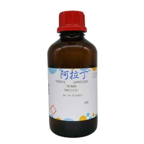aladdin 阿拉丁 T197242 TAE缓冲液 10×，PH：8.2-8.4(1×)