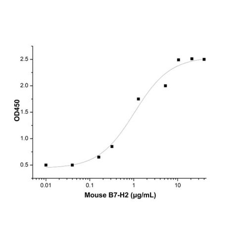 aladdin 阿拉丁 rp154086 Recombinant Mouse B7-H2 Protein Animal Free, >95%(SDS-PAGE), Active, 293F, His, 47-279aa 