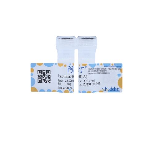 aladdin 阿拉丁 Ab177869 Icatolimab (anti-BTLA) Purity>95% (SDS-PAGE&SEC); Endotoxin Level<1.0EU/mg; Human IgG4SP; CHO; ELISA, FACS, Functional assay, Animal Model; Unconjugated