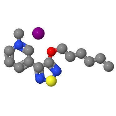 3-(4-HEXYLOXY-1,2,5-THIADIAZOL-3-YL)-1-METHYLPYRIDINIUM IODIDE 131988-19-7