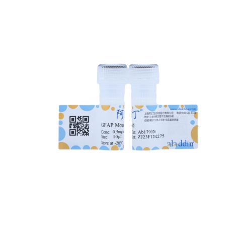 aladdin 阿拉丁 Ab179926 GFAP Mouse mAb mAb (EF03/4D5); Mouse anti human GFAP Antibody; WB, ELISA; Unconjugated