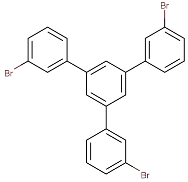 1,3,5-三(3-溴苯基)苯;外观:类白色粉末;可提供大数量定制，按需分装！