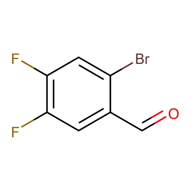 2-溴-4,5-二氟苯甲醛；476620-54-9；2-Bromo-4,5-difluorobenzaldehyde
