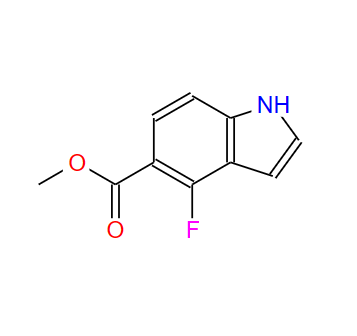 1252782-43-6;4-氟-1H-吲哚-5-羧酸甲酯;1H-Indole-5-carboxylic acid, 4-fluoro-, Methyl ester