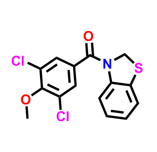 3-（3,5-二氯-4-甲氧基苯甲酰基）-1,2-二氢-3H-1,3-苯并噻唑