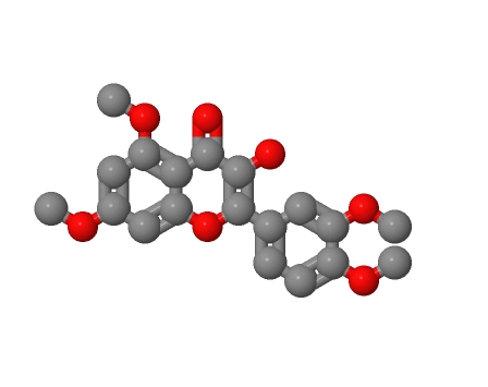 2-(3,4-二甲氧苯基)-3-羟基-5,7-二甲氧基-4H-苯并吡喃-4-酮 1244-78-6