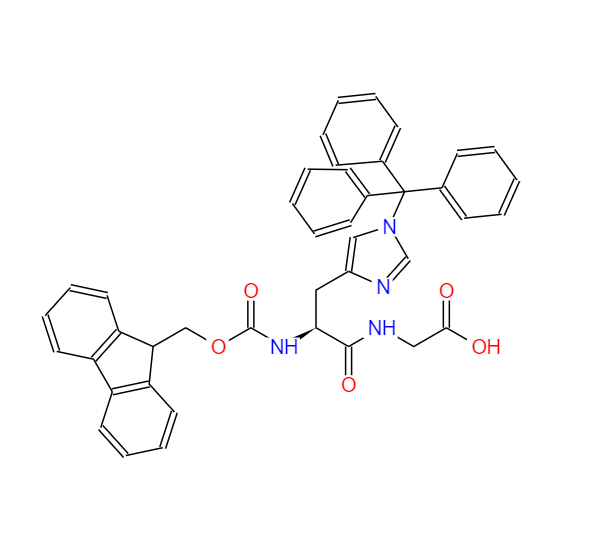 Fmoc -His (Trt)-Gly-OH 1428125-83-0