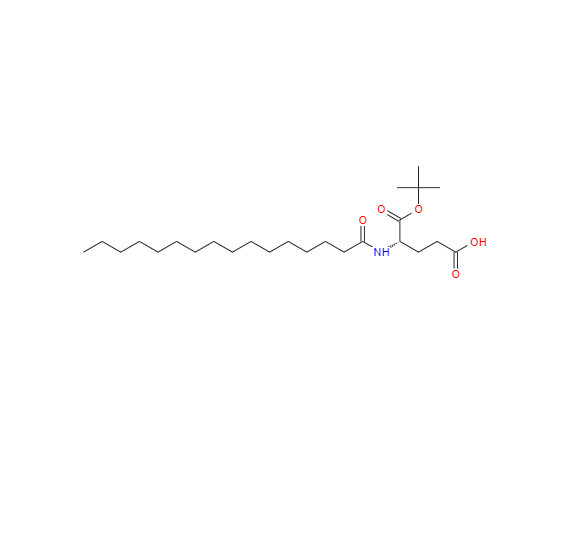 N-十六酰基-L-谷氨酸 Α-叔丁酯 536721-25-2