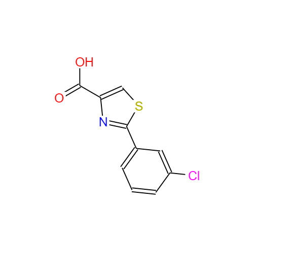 2-(3-氯苯基)-1,3-噻唑-4-羧酸 845885-82-7