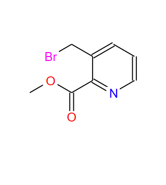 116986-09-5；3-(溴甲基)吡啶-2-甲酸甲酯；METHYL 3-BROMOMETHYLPYRIDINE-2-CARBOXYLATE